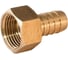 Штуцер для шлангов Millennium 1/2" х 16мм с внутренней резьбой (пр. Россия) LSF1216R 1