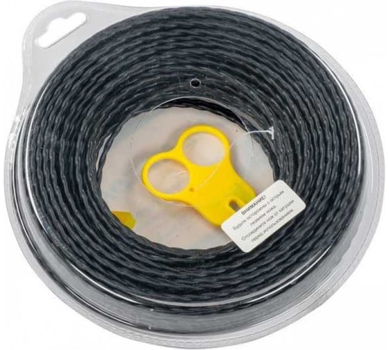 Корд триммерный CHAMPION Ellipse Twist 3,0мм, 40м, витой эллипс+нож C7103