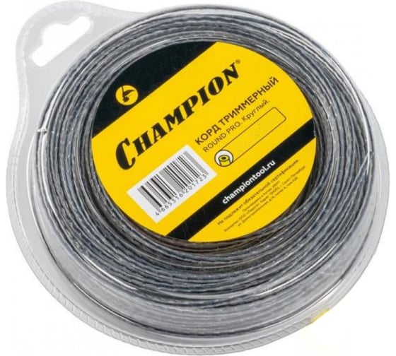 Корд триммерный CHAMPION TI-LON 2,4мм, 15м, зубчатый квадрат C7111 1