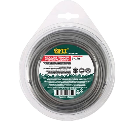 Леска армированная Звезда (15 м; 2 мм) для садовых триммеров FIT 78036
