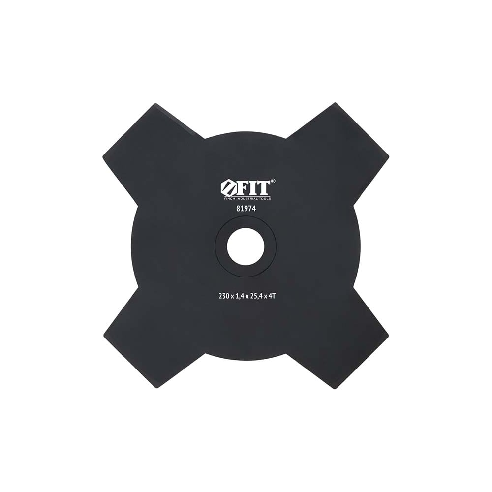 Нож с 2-х сторонними лезвиями (230х25.4 мм; 4Т) для триммера FIT 81974 ...