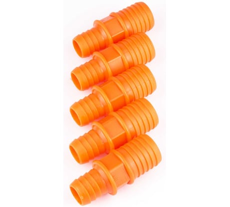 Переходник для шланга ДТРД 3/4-1 оранжевый, 5 шт VI7 3415ORAN