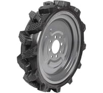 Колесо к мотоблоку цельнолитое ПОЛЕСАД 4.00-10, диск 8 отверстий цена за штуку (2/56) 023684