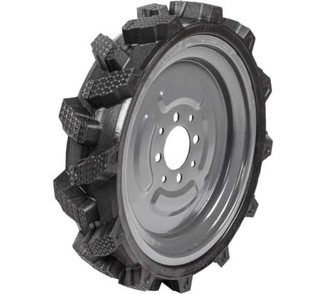 Колесо к мотоблоку цельнолитое ПОЛЕСАД 4.00-10, диск 8 отверстий цена за штуку (2/56) 023684