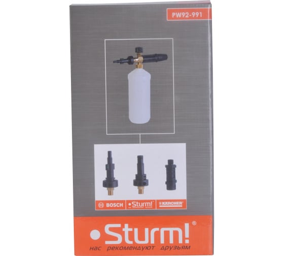Пеногенератор с регулировкой подачи 1 л Sturm PW92-9910