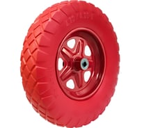 Колесо ПУ литое Variant 3.25/3.00-8, с подшипником 20 мм, для тачки 12410. К99-2ЛС