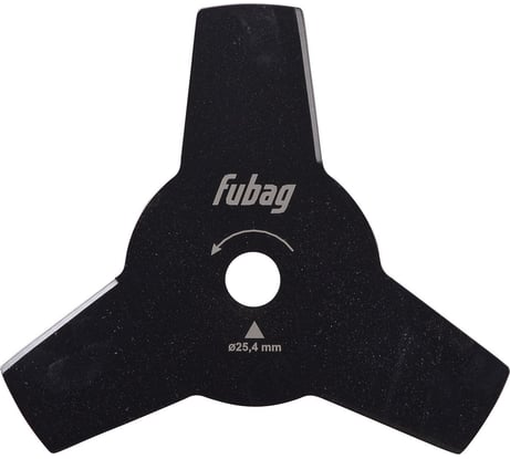Триммерный диск 3 лопасти, внешний диаметр 255мм, посадочный диаметр 25.4мм, толщина 1.6мм FUBAG 38739_s