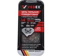 Цепь пильная победитовая VEBEX 3/8x1.3 мм, 52 звеньев АГ100135