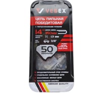 Цепь пильная победитовая 3/8x1.3 мм, 50 звеньев VEBEX АГ100132