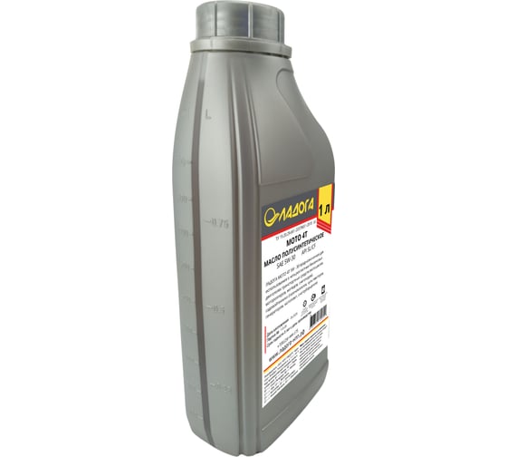 Масло моторное ЛАДОГА МОТО 4Т 5W-30 SL/CF полусинтетическое, канистра 1л LMM_4T_5W30_PS_1