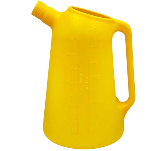 Измерительная емкость с носиком и градуировкой Petropump 5 л, желтая PP470005YL