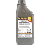 Масло моторное ЛАДОГА МОТО 2Т синтетическое, канистра 1л /0.81кг LMM_2T_TC_S_1