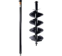 Профессиональный комплект шнек для каменистого грунта с удлинителем BURAN HARDDRILL 250x800+ PLUS-1000 INSTRUMAX S00132