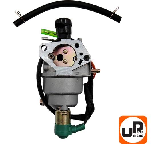 Карбюратор UNITED PARTS 188F/190F, GX390 с эл.-маг. клапаном для вакуумного регулятора 90-0138
