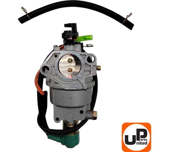 Карбюратор UNITED PARTS 188F/190F, GX390 с эл.-маг. клапаном для вакуумного регулятора 90-0138