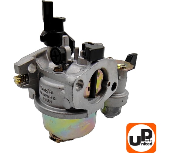 Карбюратор UNITED PARTS 168/170F, GX160/200 с краником 90-0128