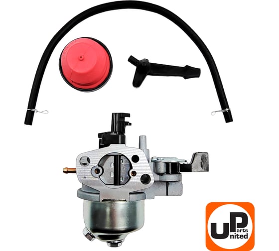 Карбюратор UNITED PARTS 168/170F с краником, для снегоотбрасывателя 90-0131