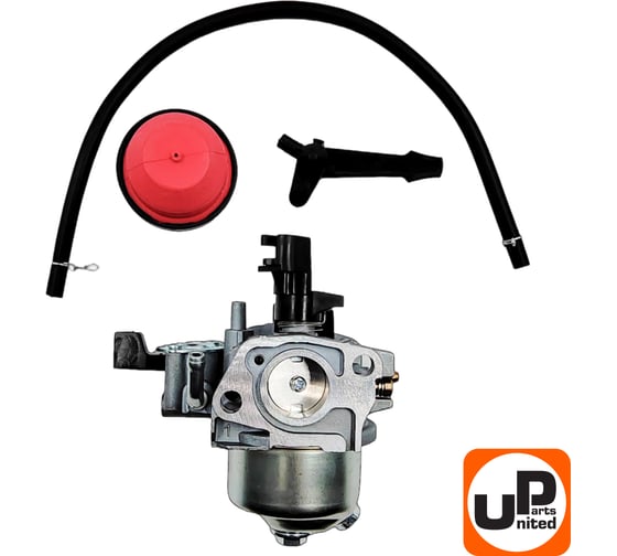 Карбюратор UNITED PARTS 168/170F с краником, для снегоотбрасывателя 90-0131