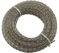 Леска для триммера КУЗЬМИЧ ЛТР-122 3,0 мм х 15 м (витой квадрат) серая(160) Р1-00022675