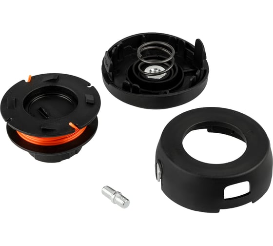 Катушка для триммера полуавтоматическая Kranz KR-115PA, гайка M10x1.25, винт M10-M10 KR-16-1222
