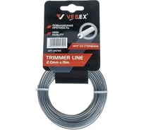 Набор лесок для триммера VEBEX круг со стержнем, 2,0x15м, 3 шт. АГ215720