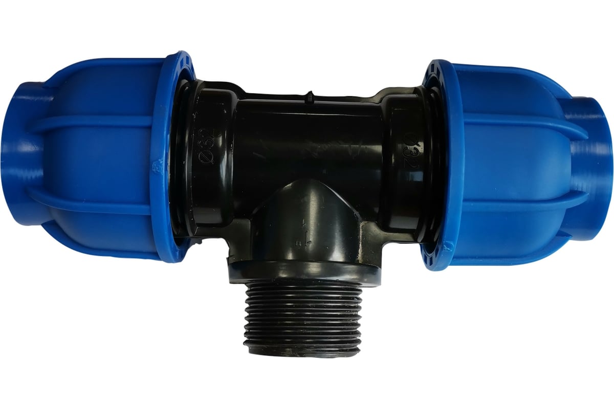 Переходной тройник BOUTTE ПНД 32 - НР 1\" - 32, 10 шт 9277802 - выгодная ...