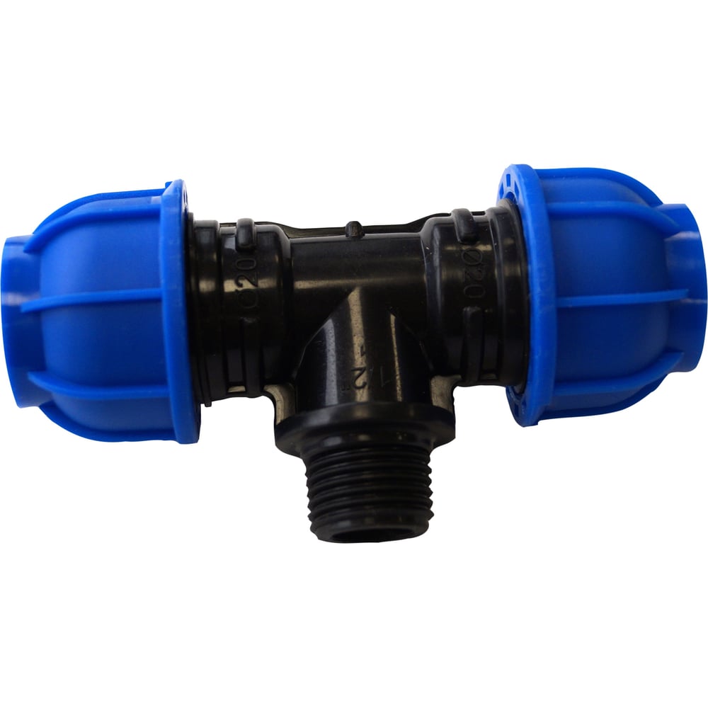 Переходной тройник BOUTTE ПНД 20 - НР 1/2" - 20, 10 шт 9277420 ...
