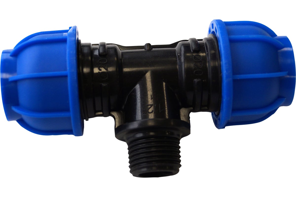 Переходной тройник BOUTTE ПНД 20 - НР 1/2\" - 20, 10 шт 9277420 ...