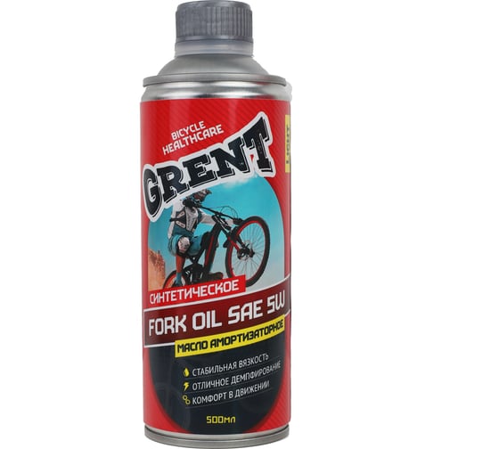 Масло амортизаторное (вилочное) FORK OIL 5W 500 мл GRENT 40785