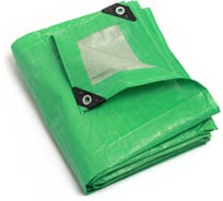 Тент укрывной усиленный ООО Миротент 2x3м, 120г/м2 с люверсами универсальный МД-00000650