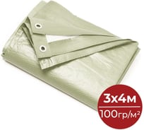 Тент маскировочный ООО Миротент Зима-Лето 3х4 полипропилен (100 г/м2), люверс 0.5 м МД-00002338