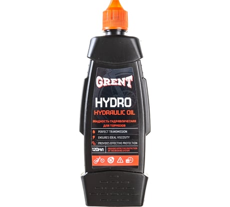Жидкость гидравлическая для тормозов велосипеда 120 мл GRENT 40325