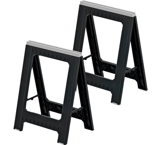 Козлы складные столярные СпрингХауз Stronger Stand Set 2шт., черный 920315