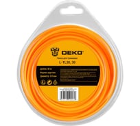 Леска для триммера DEKO L-TL30 круг 3.0мм, намотка 30м 084-2029