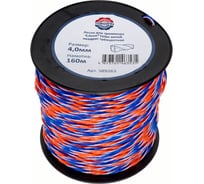 Леска для триммера TORGWIN 4,0мм_160м витой квадрат трёхцветная S89263