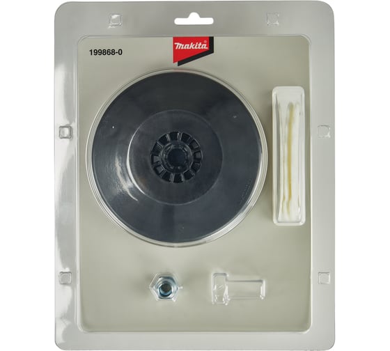 Триммерная головка с пластиковым ножами Makita 305 мм, М10x1.25LH 199868-0