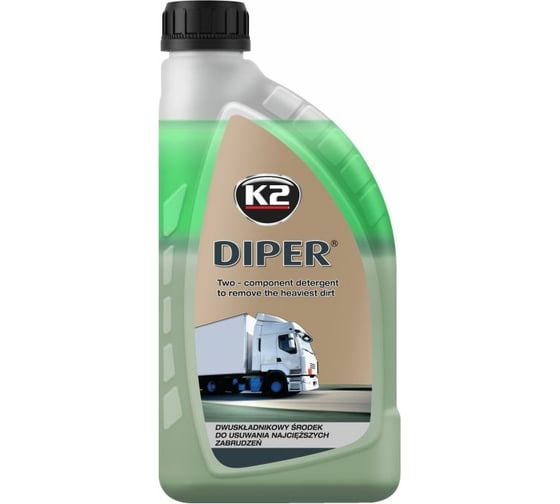 Шампунь для бесконтактной мойки автобусов и грузовиков DIPER 1 кг K2 PRO M802