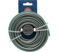 Леска TORGWIN для газонокосилки черная 4.0мм, 15м зубчатый квадрат S72097