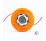 Катушка для триммеров Diamond Industrial М10x1.25 LH левая резьба, полуавтомат мет.кнопка, оранжевая DIDTRKAT44ORNG 1
