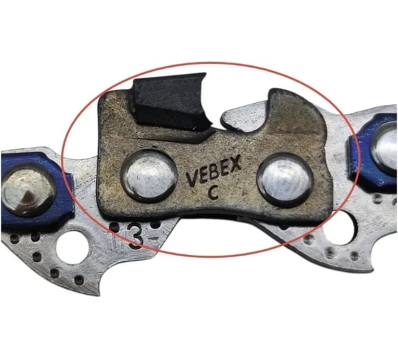 Цепь пильная победитовая VEBEX 0.325x1.3 мм, 76 звеньев AG100173 1