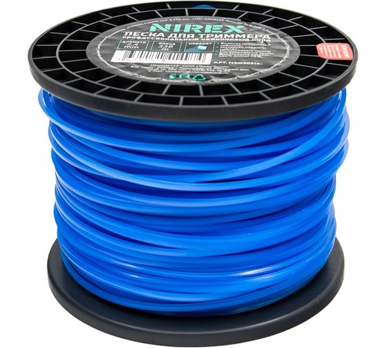 Леска NIREX SQUARE 2.4 мм, 338 м (квадрат) NSQ24338-81 1