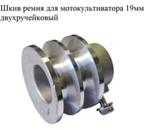 Шкив ремня для мотокультиватора VEBEX 19мм двухручейковый AG324446