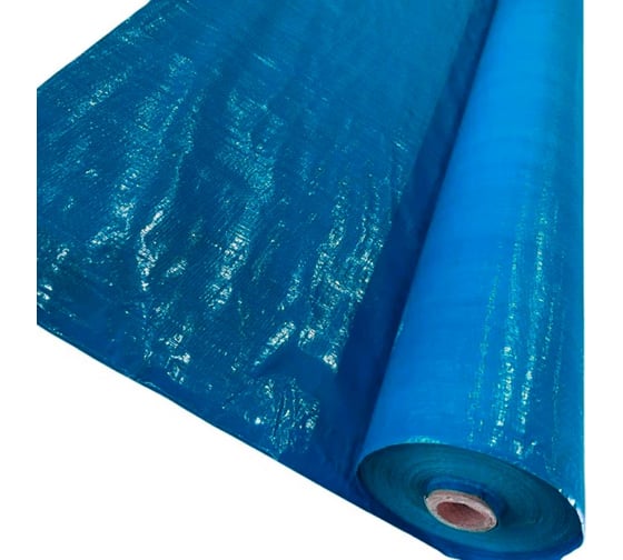 Тент без люверсов в рулоне Sebmet (тентовое полотно), ТАРПАУЛИН 120 г/м.кв, синий, 2x100м / 200м² TD07901202100Т 1