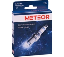 Свеча зажигания METEOR комлект 4 шт WR7DCX+ SA 221s