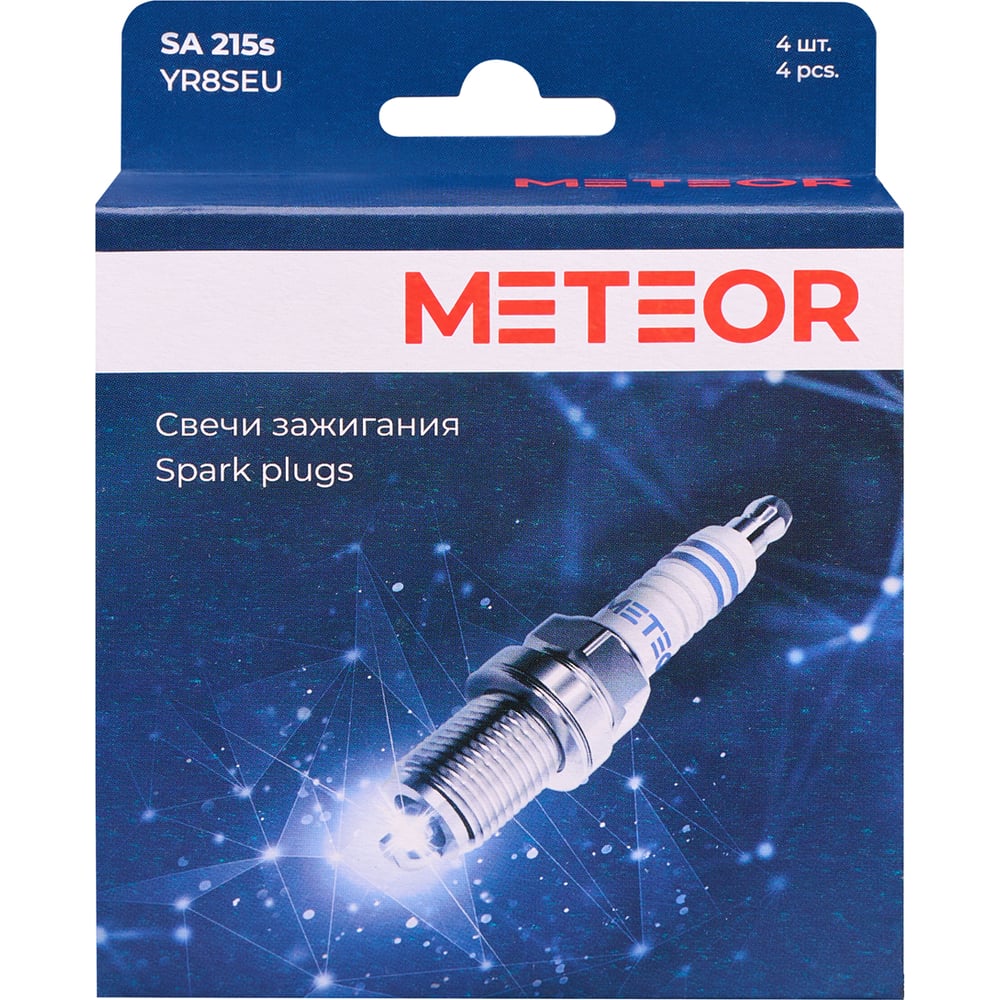 Свечи заж. METEOR SA 215 (16 ключ) Hyundai, Kia M 12x1,25 длинна резьбы 26.5мм