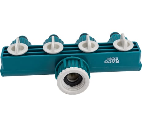 Распределитель четырехканальный (3/4"; 1") для системы полива Raco 4250-55257C