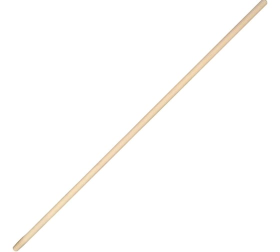 Черенок деревянный ЛЕТО для подметальной щетки, метлы d25мм, 120см, с резьбой (4064), 3шт. 96982 1