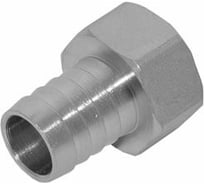 Штуцер (внутренняя резьба 1" - елочка 30 мм; латунь никелированная) SANTRADE 1444