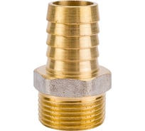 Штуцер (внешняя резьба 3/4" - елочка 20 мм; латунь никелированная) SANTRADE 1432