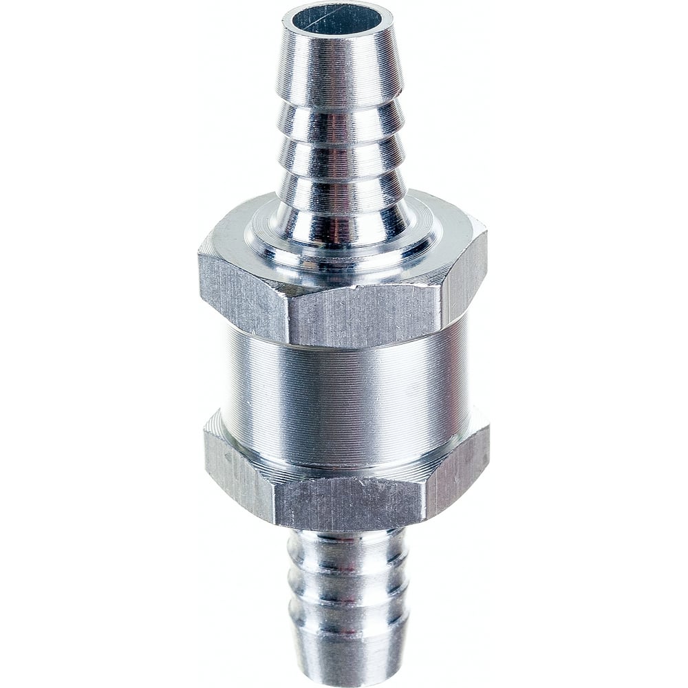 Штуцер соединительный 10х10 мм с обратным клапаном латунь ...